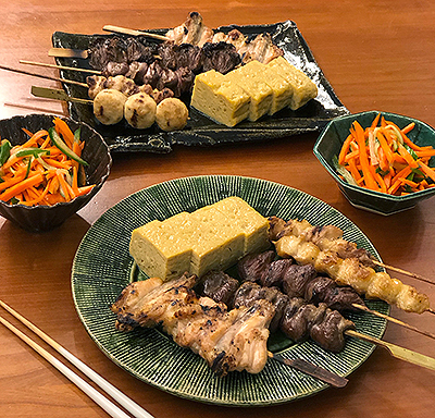 卵焼きと焼き鳥