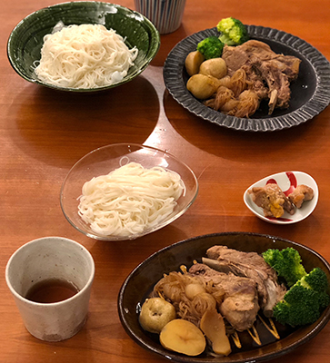 今年初の素麺です