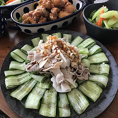 黒焼き〆リム皿・お客様のお写真