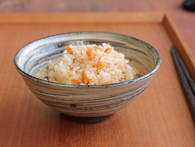 麦窯の刷毛引ご飯茶碗