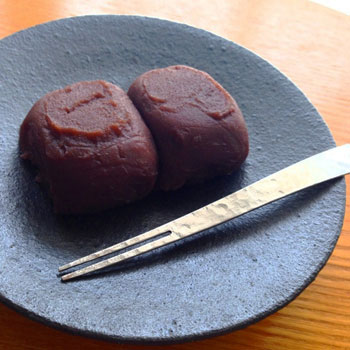 黒焼き〆平皿・お客様のお写真